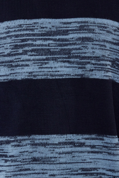 Edit by Trendyol Sötétkék alkalmi, normál nyakú, színátmenetes kötöttáru pulóver TMNAW25KZ00024