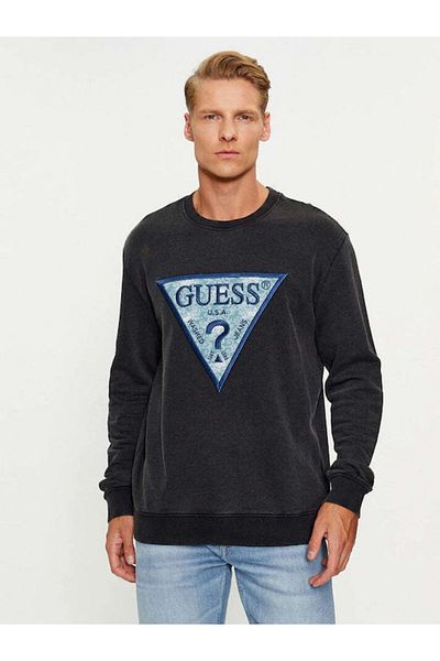 Guess Printed Triangle Men's Sweatshirt