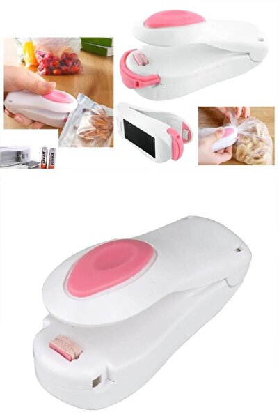 Nirnisa Pilli Poşet Ağzı Kapatıcı Plastik Paket Ambalaj Ağız Yapıştırma Kapatma Vakumlama Aparatı Magnetli