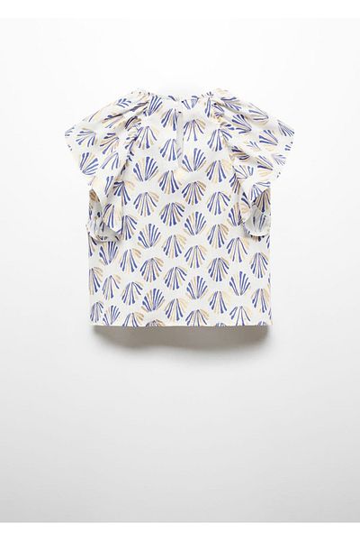 MANGO Kids Tricou Albastru Pentru Copii
