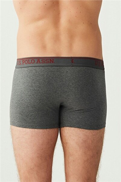 U.S. Polo Assn. Erkek 3'lü Boxer Lacivert+siyah+antrasit Boxer Us.01 80097