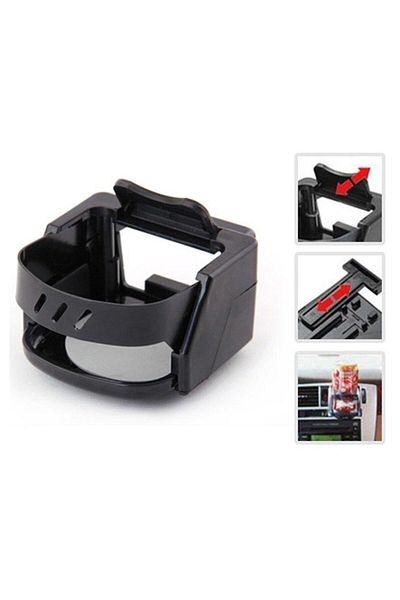 Zeki Karga Car Interior Box Attached to Auto Air Conditioner - Beverage, Coffee Cup Holder