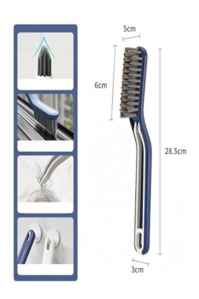 Nirnisa 28 cm Cımbızlı Temizlik Fırça Derz Zemin Banyo Fayans Mutfak Klozet K...