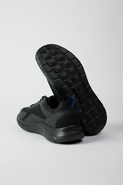 ALTINYILDIZ CLASSICS Erkek Siyah Bağcıklı Esnek Rahat Taban Günlük Sneaker Spor Ayakkabı
