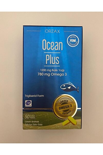 Orzax Ocean Plus 1200 mg 50 Kapsül Blister