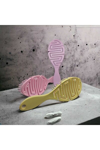 Vayomy فرشاة شعر احترافية ثلاثية الأبعاد - مجموعة من قطعتين للأم والطفل، مشط ...