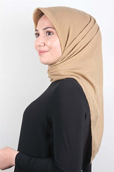 PİRAMİT Yonca Pamuk Eşarp 4652-14 Karamel