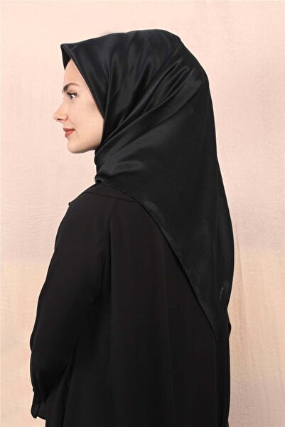Aker Düz Ipek Eşarp 7747758-311 Siyah