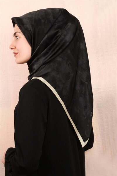 Aker Düz Ipek Eşarp 7208701-312 Siyah