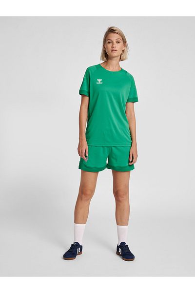 hummel hmlLEAD S/S POLY JERSEY KADINLAR
