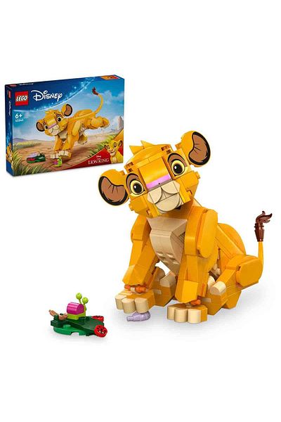 LEGO Simba 43243 - Yar Dısne Y Avru Lion King Buildable for Kids Ages 6 and Up