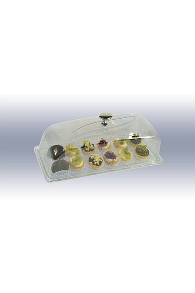 Kumsal Mutfak Unbreakable Polycarbonate Plastic Display Tray and Cover (Tray Cover)