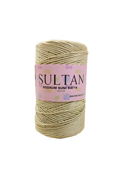 Sultan Bodrum Suni Raffia Rafya El Örgü Ipi 200 gr