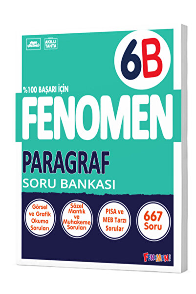 Fenomen Yayıncılık FENOMEN 6 PARAGRAF (B) SORU BANKASI 2024-2025