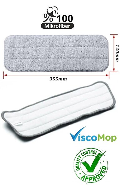 VİSCOMOP Sprey Mop Set Yedek Bez 2'li Ve Kiwi Markalarına Uyumlu Mop Bezi