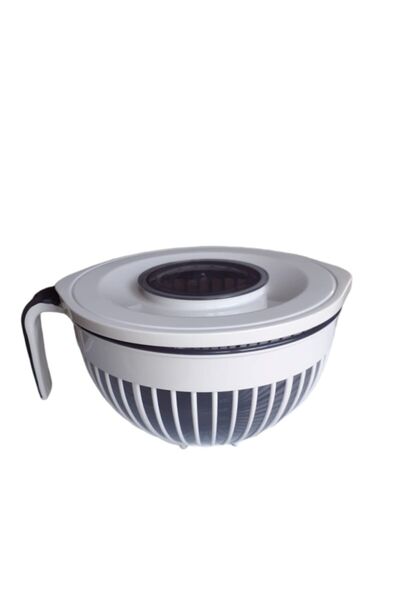 Generic Brand Mixer Container with Lid White