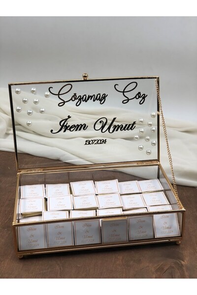 Masalsı Concept 100 Adet Kız Isteme Çikolatası, Söz, Nişan Çikolatası İncili ...