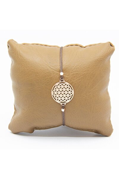 SB Unique Design Bakır, Yaşam Çiçeği Kesim, ipli ayarlanabilir el yapımı bile...