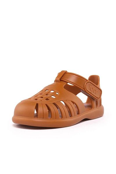 IGOR TOBBY SOLID Brown Kids Sandals
