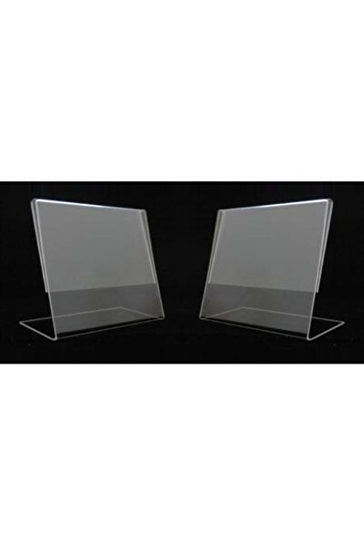KrcDisplay A5Masaüstü L Tipi Yatay Pleksi Föylük Broşürlük Fiyatlık 15cmx21cm