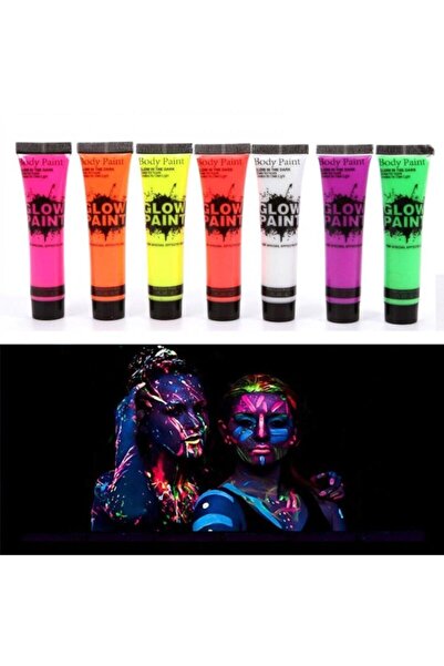 ÖZBEK Neonlu Glow Parti Yüz Boyası 1 Renk