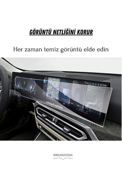 UniqAnatolia Bmw Ix 12.3 Inch Digital Display 14.9 Inch Navigation Compatible Nano Screen Protector 2021 2023