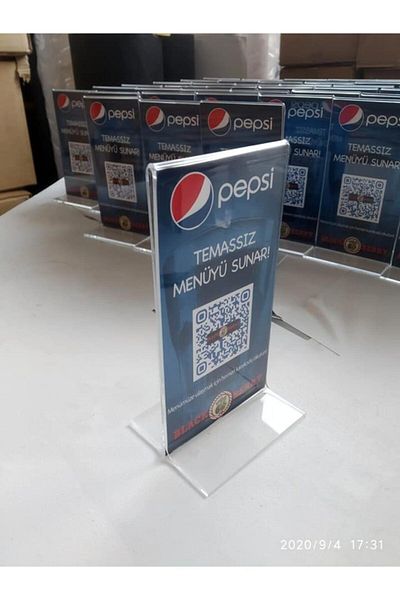 Menufay A6 Plexiglass Foil Brochure Holder - t Type 10 Pack