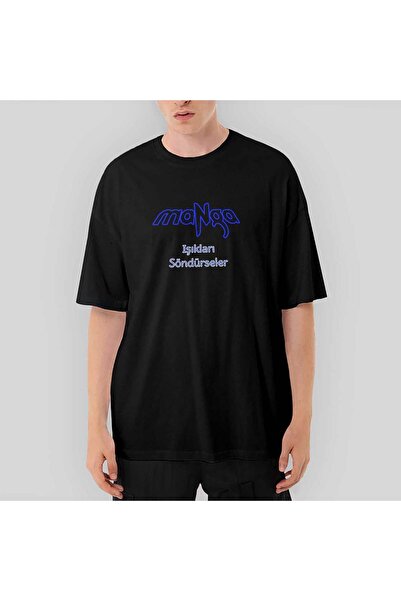 Z zepplin MaNga Oversize Black T-Shirt - Quills Lights
