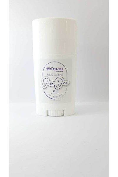 SİMAU KOZMETİK Simau Doğal Deodorant/ Kadınlar Için Deo Stick -hassas Ciltler- Beyazlatıcı -gümüş Iyonlu 60 gr