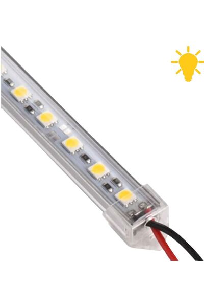 burul Sb-6514 2 Adet 100 Cm Gün Işığı Şeffaf Alüminyum Metal Kasalı Çubuk Led...