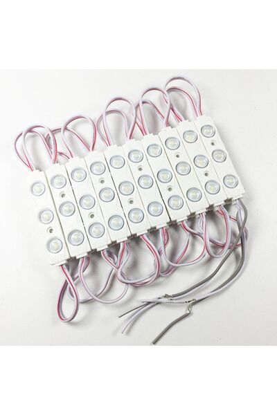 Genel Markalar 20 Adet Mercekli Modül Led Beyaz