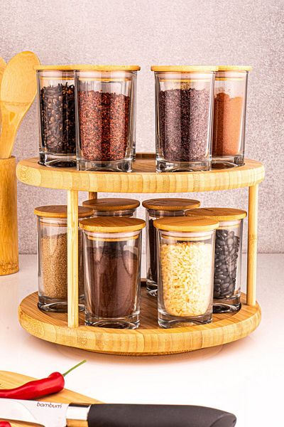 Bambum Lella 13 Pieces - Set with Stand and Spice Rack