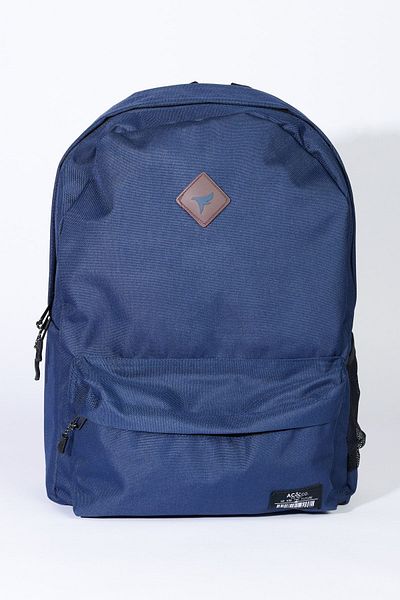 AC&Co / Altınyıldız Classics Marineblauer Logo-Sport-Schulrucksack mit Laptopfach