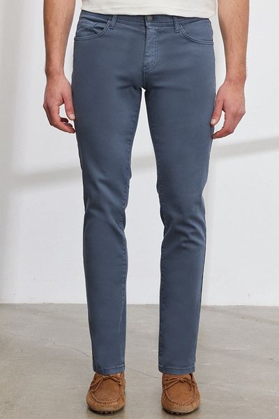 ALTINYILDIZ CLASSICS Ανδρικό άνετο παντελόνι Indigo Slim Fit - Stretching 360 μοιρών
