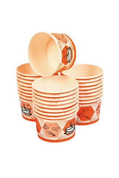 BENCUP Karton Çorba Kase Kapaklı 25 Adet