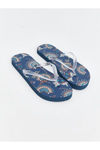 LC Waikiki Lcw Printed Flip Flops Women's Beach Slippers