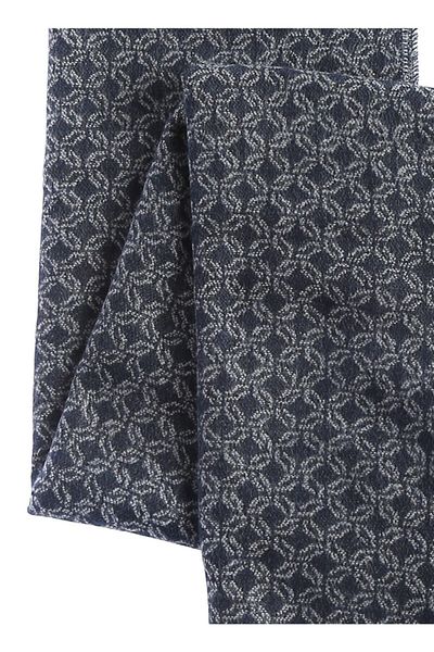 ALTINYILDIZ CLASSICS Men's Navy Blue - Gray Patterned Knitted Scarf