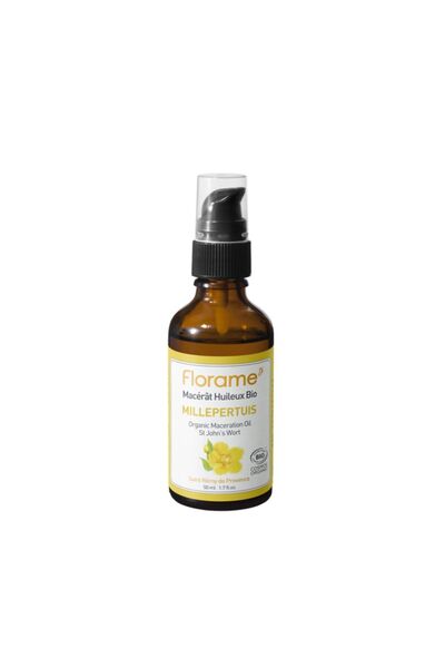 Florame Organik Sarı Kantaron Yağı 50 ml - %100 Saf - Vegan