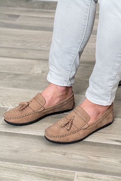 D&M DANİ&MARCA Genuine Leather Men's Casual Shoes, Loafer Shoes, Summer Men's Shoes
