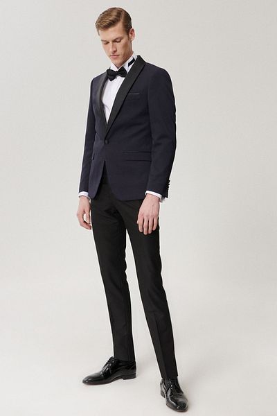 ALTINYILDIZ CLASSICS Ανδρικό σμόκιν - κοστούμι γαμπρού Extra Slim Fit μοτίβο