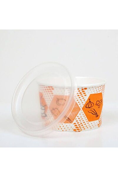 BENCUP Karton Çorba Kase Kapaklı 25 Adet