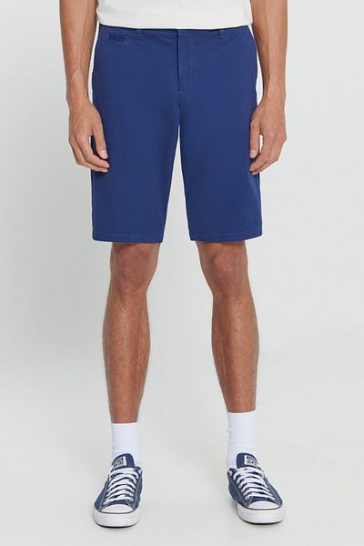 AC&Co / Altınyıldız Classics Férfi Indigo Slim Fit Slim Fit Dobby 100% pamut alkalmi chino rövidnadrág