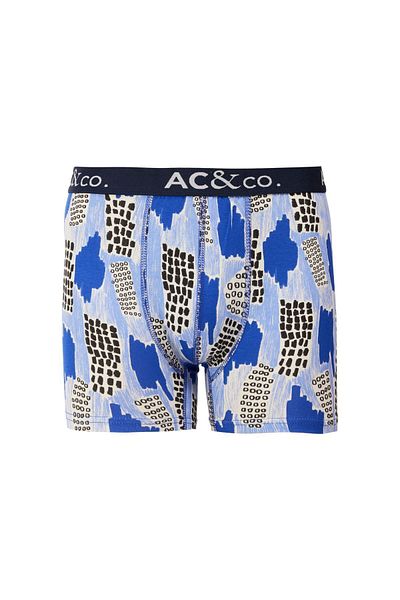 AC&Co / Altınyıldız Classics Πακέτο Boxer ανδρικού Navy Blue-Grey 3 τεμαχίων εύκαμπτο βαμβακερό