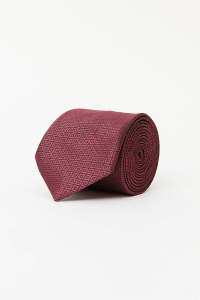 ALTINYILDIZ CLASSICS Cravată pentru bărbați cu model burgundy-marin