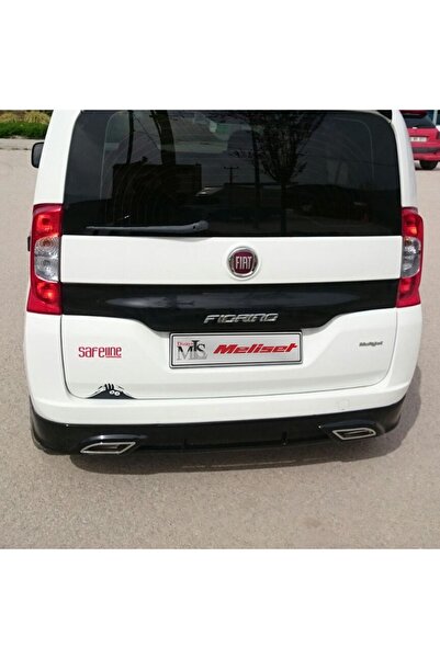 Meliset (BOYASIZ) Fiat Fiorino Çift Egzoz Arka Karlık 2008 Ve Sonrası Uyumlu