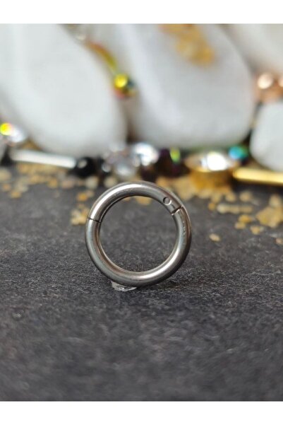 Lumnos Takı Cerrahi Çelik Piercing Klipsli Kıkırdak Septum Tragus Conch Helix...