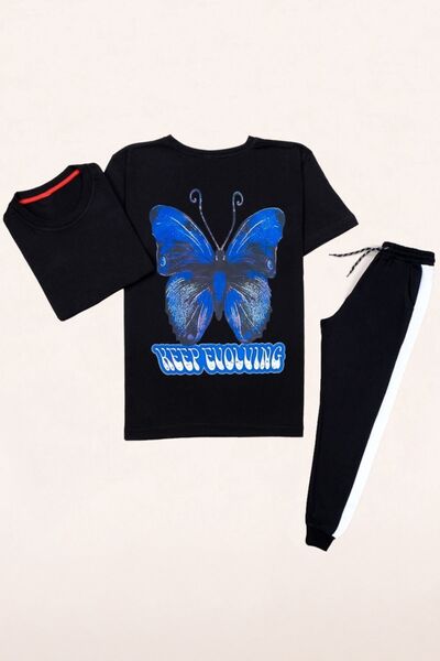 trendypassion Set de trening - Imprimat Fluture