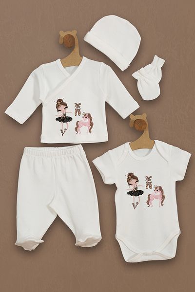 Homamia Set of 5 100% Organic Hospital Ballerinas