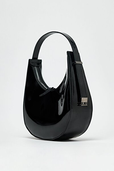 ALTUDA Women's Patent Leather Baguette Bag Cherry