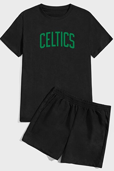 trendypassion Σετ άνετο σορτς Celtics Printed